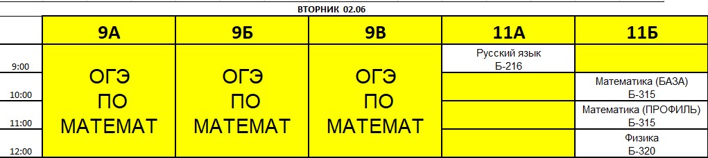 Вторник.