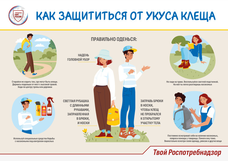 Профилактика клещевых инфекций. Что нужно знать. .